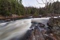 Darwin Falls, Rawdon QC Royalty Free Stock Photo